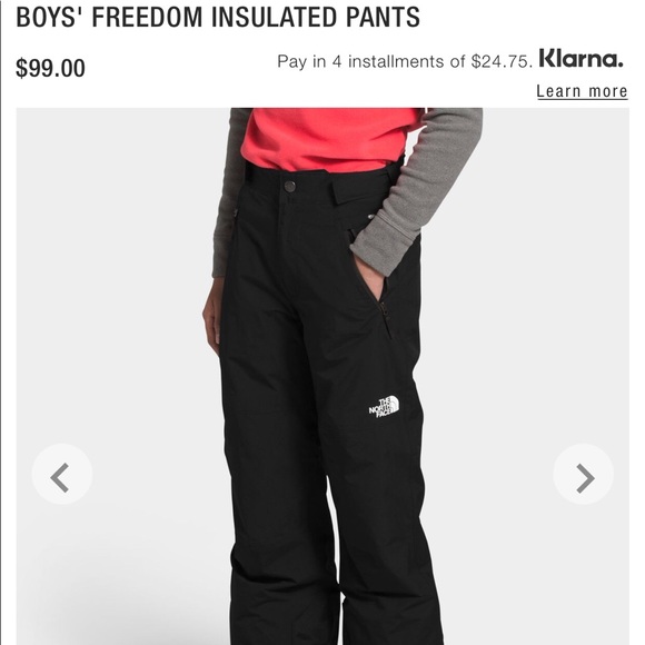 boys north face bottoms